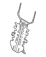 727600R050 - Body: Lumbar Support for Lexus: NX350, NX450h+, RX350, RX350h, RX500h, TX350, TX500h, TX550h+ Image