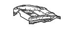 715120E360 - Body: Seat Cushion Pad for Lexus: RX350, RX350h, TX350, TX550h+ Image