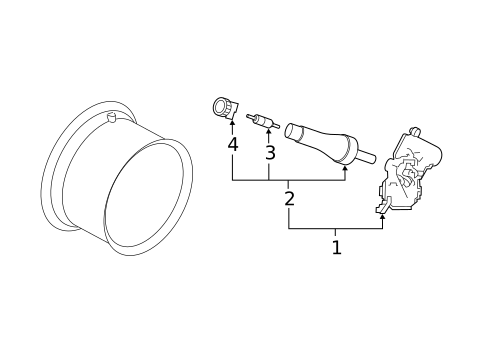 Tire Pressure Monitor Components for 2019 Nissan Frontier #0