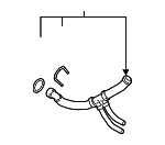 ML3Z8286L - Belts &amp; Cooling: Radiator Coolant Hose for Ford Image