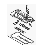 224102B612 - Engine: Valve Cover for Hyundai: Accent, Elantra, Elantra GT, Kona, Sonata, Tucson, Veloster Image