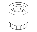 2630035505 - Engine: Oil Filter for Genesis: G70 | Hyundai: Accent, Elantra, Elantra Coupe, Elantra GT, Elantra N, Excel, Genesis Coupe, Ioniq, Kona, Kona N, Santa Fe, Santa Fe Sport, Scoupe, Sonata, Tiburon, Tucson, Veloster, Veloster N, XG300, XG350 Image