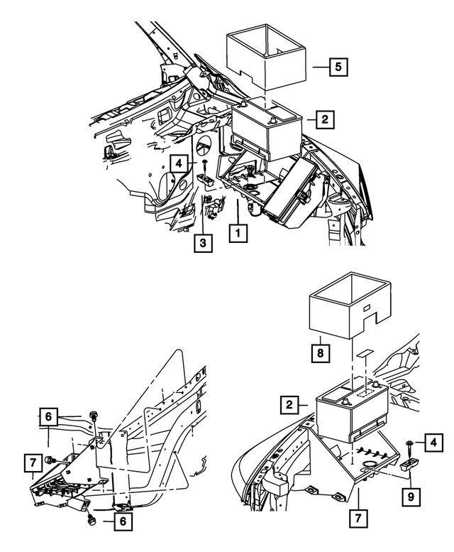 BE0H7700AA - Electrical: Storage Battery, Export for Mopar Image image