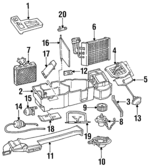 R5264400 - : Blower Motor for Chrysler: Town &amp; Country | Dodge: Caravan, Grand Caravan Image