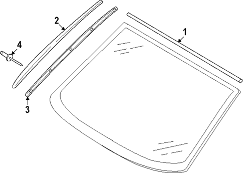 Reveal Moldings for 2025 Audi SQ8 e-tron Sportback #0
