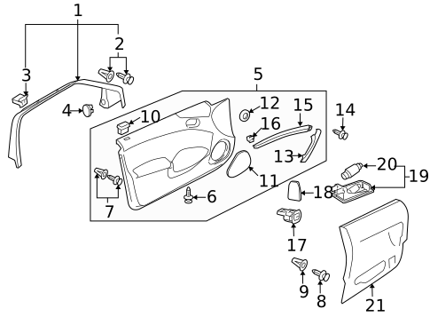 Liftgate for 2007 Saab 9-5 #0