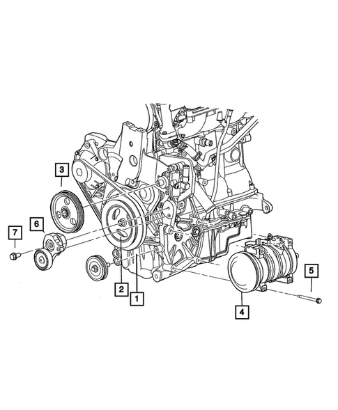 Pulleys and Related Parts for 2010 Chrysler PT Cruiser #0