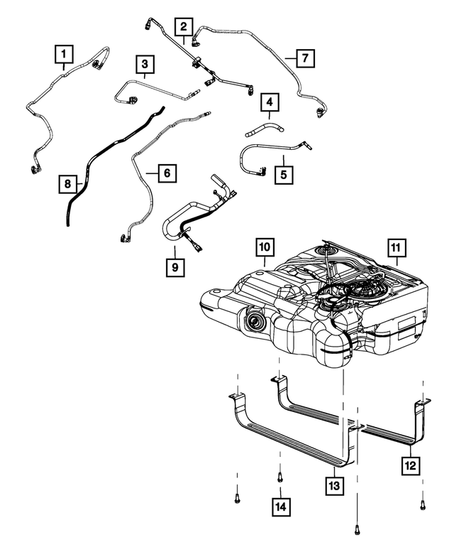6503858 - Fuel: Hex Head Screw And Washer, Mounting for Mopar Image image