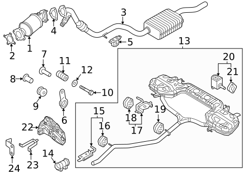 Exhaust Manifold for 2022 Audi A6 Quattro #0