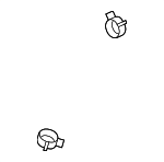 575872P016 - Cooling System: Return Hose Clamp for Kia: Optima, Sedona, Sorento, Telluride Image