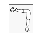 25421C6950 - : Inlet Hose for Kia Image