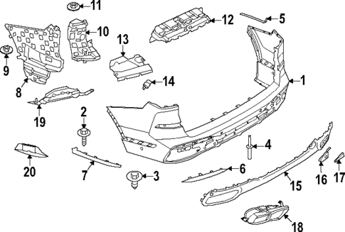 Bumper & Components - Rear for 2025 BMW X7 #0