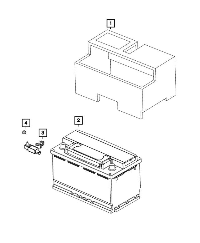 BBH7F001AA - Electrical: Storage Battery for Mopar Image image