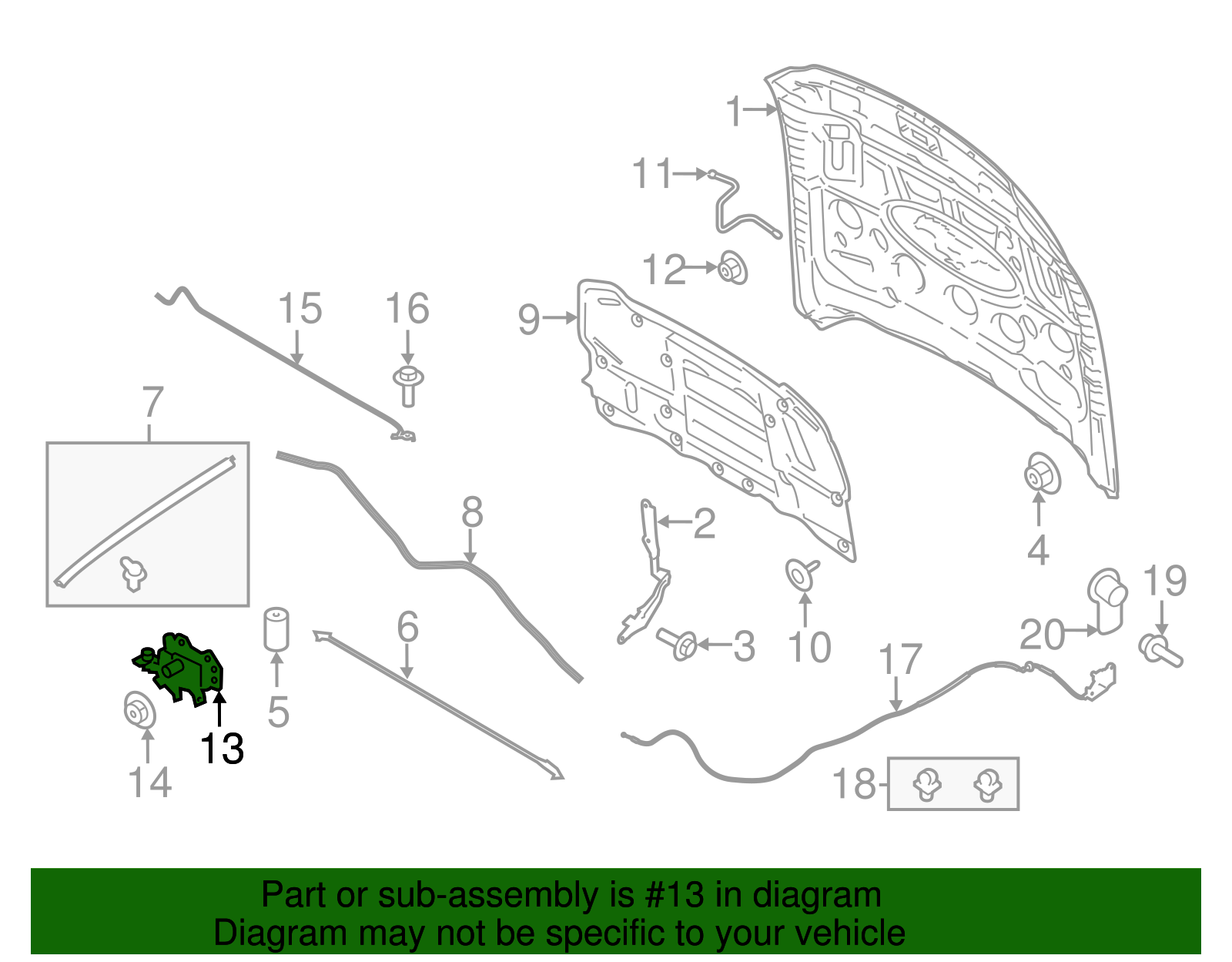 Hood Latch Lock For Ford Mustang 2015-2017 Mustang Shelby - Foto 2