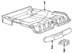 F4DZ7411215A - Body: Floor Pan Assembly for Ford: Taurus | Mercury: Sable Image