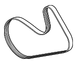 11289453611 - Cooling System: Serpentine Belt for BMW Image