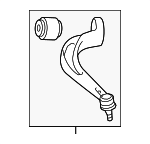 4M0407694F - Suspension: Rear Lower Control Arm for Audi: A8 Quattro, e-tron Quattro, e-tron S, e-tron S Sportback, e-tron Sportback, Q7, Q8, Q8 e-tron, Q8 e-tron Sportback, RS Q8, S8, SQ7, SQ8, SQ8 e-tron, SQ8 e-tron Sportback Image