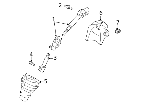 Shaft & Internal Components for 2006 Scion xA #0
