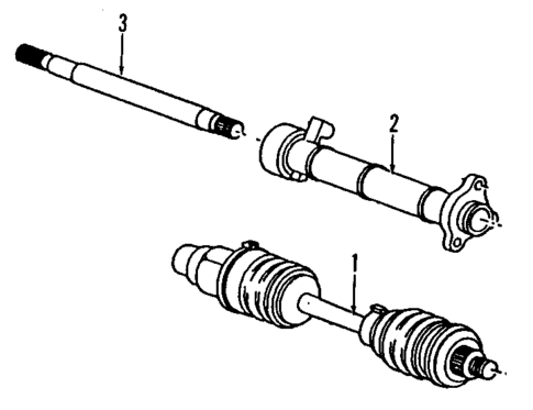 Axle Shafts & Joints for 1993 Pontiac Grand Prix #0