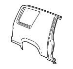 F87Z9827841BA - Body: Quarter Panel for Ford: Explorer Image