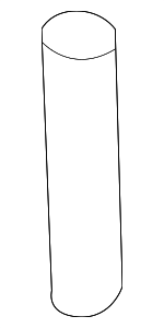 17381S5AA30 - Emission System: Pressure Sensor Tube for Honda: Civic Image