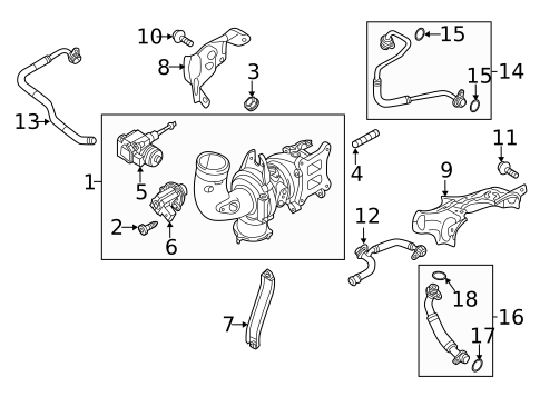 Turbo Charger for 2018 Audi A5 Sportback #0