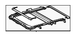 6320353040 - Body: Sunroof Frame for Lexus: IS200t, IS250, IS300, IS350, IS500 Image