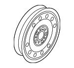 529100W920 - Suspension: Spare Wheel for Kia: Sorento Image