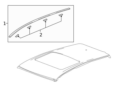 Exterior Trim - Roof for 2016 Chevrolet Spark #0
