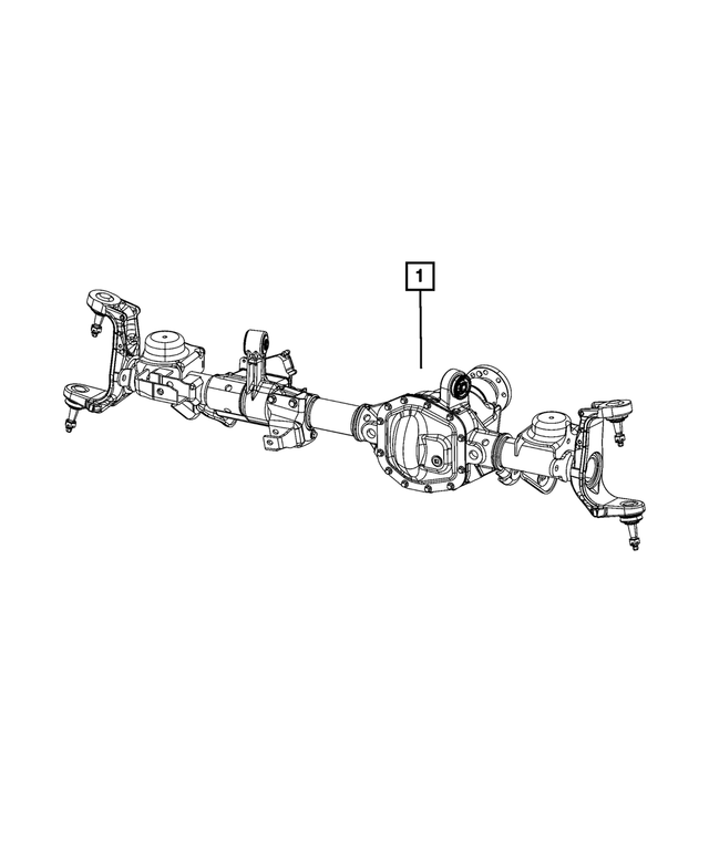 68400720AA - Differential and Drive Line: Service Front Axle for Mopar Image image
