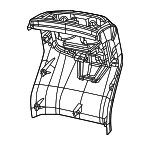 7VA531X7AA - Body: Rear Cover for Ram: 1500 Image