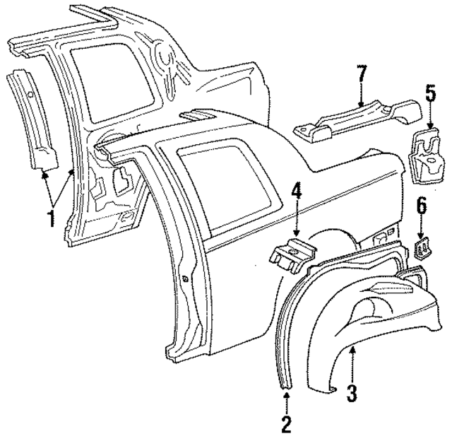 E9SZ18A000A - Body: Shock Mount for Ford: Thunderbird | Mercury: Cougar Image