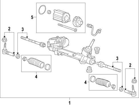 Steering Gear & Linkage for 2015 Cadillac ELR #1