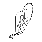 12531802 - Body: Lumbar Support for Chevrolet: Venture | Oldsmobile: Silhouette | Pontiac: Montana, Trans Sport Image
