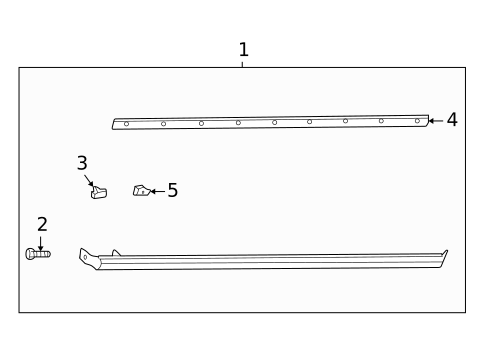 Exterior Trim - Pillars for 2003 Pontiac Aztek #0