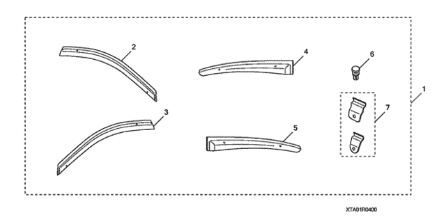Door Visor for 2011 Honda Accord #0