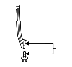 776020E050 - Fuel System: Tank Strap for Toyota: Highlander Image