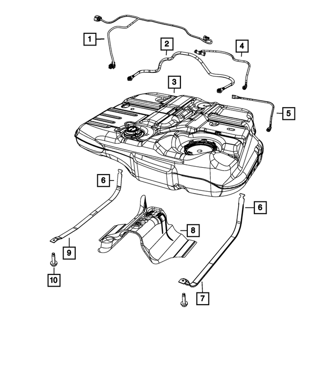 5145613AA - Fuel: Fuel Tank for Mopar Image image