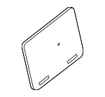 8101711 - Body: License Plate Bracket for Mercedes-Benz Image