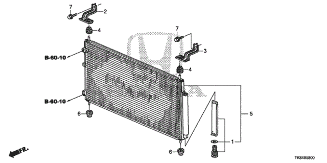 A/C Condenser for 2015 Honda Odyssey #0