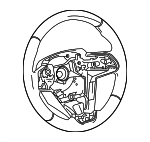 451000R180C0 - Steering: Steering Wheel for Toyota: Corolla, RAV4 Image