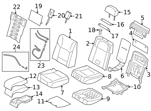 Rear Seat Components for 2014 BMW 760Li #0