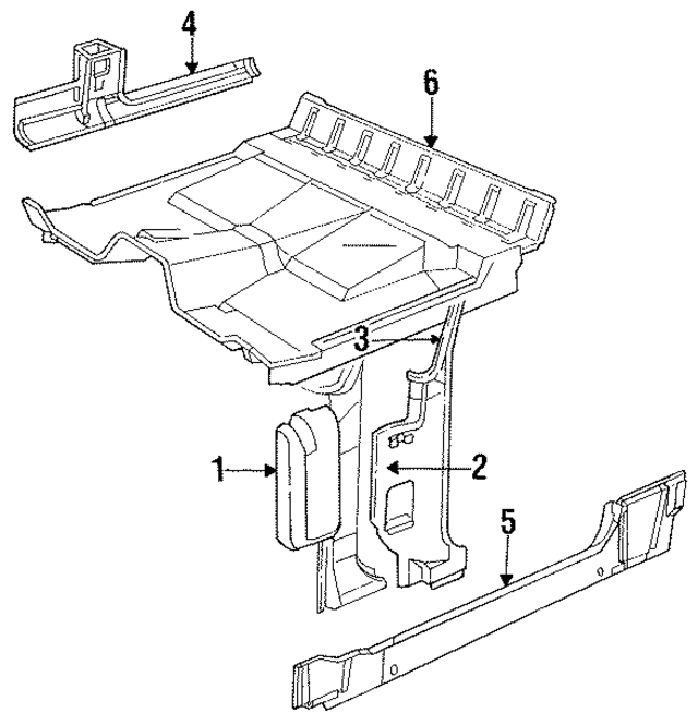 4432106 - Body: Cowl Side Panel for Mopar Image