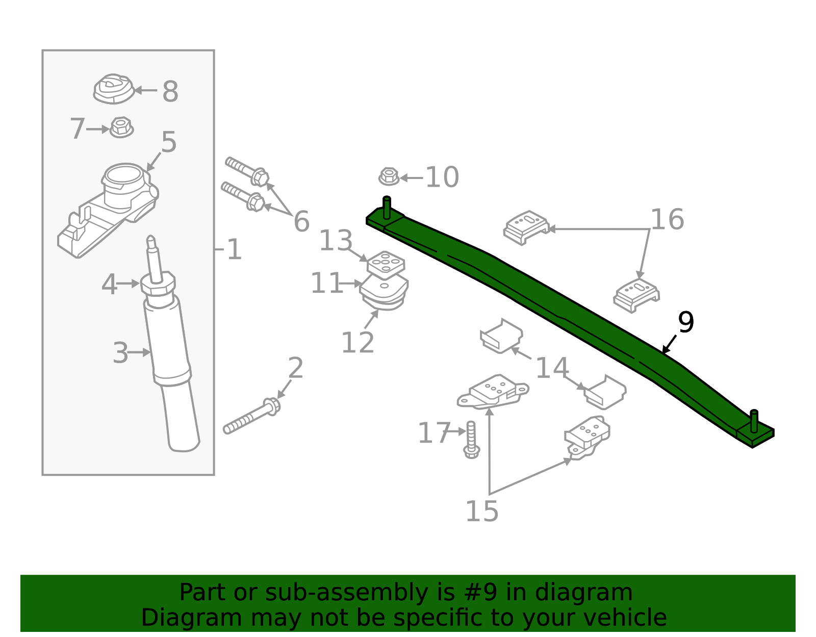 32370041 - High-Quality Leaf Spring for AutoNation Parts