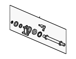 44500TRWA10 - : Intermediate Shaft for Honda: Clarity, Insight Image