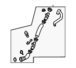 4M0122055BS - Cooling System: Lower Hose for Audi Image
