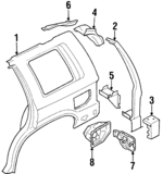 8943583697 - : Rear Pillar for Isuzu Image
