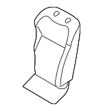876701CC0A - Body: Seat Back Cover for INFINITI: FX35, FX50 Image