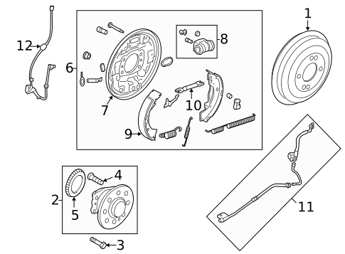 Brake Components for 2014 Hyundai Accent #0