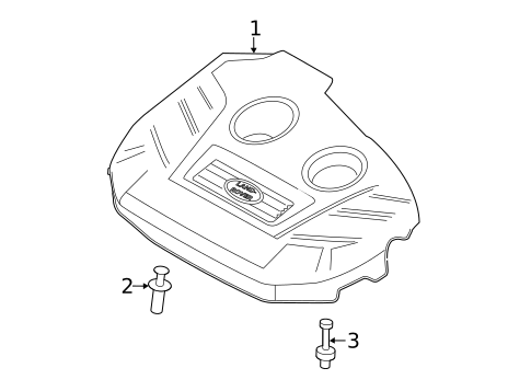 Engine Appearance Cover for 2015 Land Rover LR2 #0